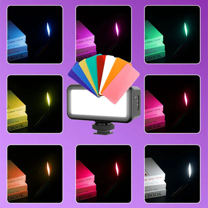 40M Underwater Waterproof LED Fill Light for GoPro HERO 11/10/9 & DJI OSMO Action 3 – Diving Camera Lighting Accessory