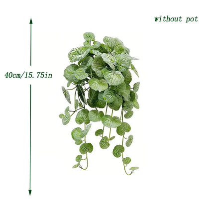 Artificial Begonia Vine - Silk Hanging Magnolia Leaf Garland for Home, Garden & Wall Decor