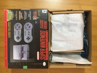 Super HD Output SNES Retro Classic Handheld Game Player – HDMI-Compatible TV Mini Console with 21 Built-in Games