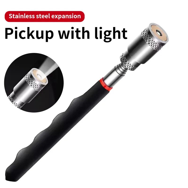 Telescopic Pickup Magnetic Iron Rod | Household & Automotive Repair Tool with Strong Magnetic Suction