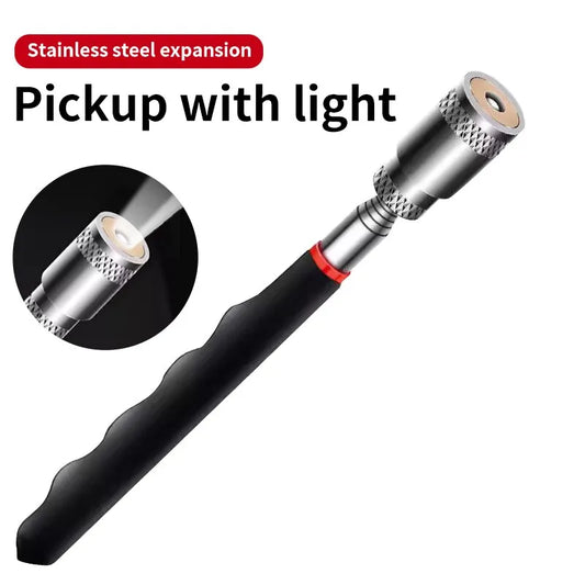 Telescopic Pickup Magnetic Iron Rod | Household & Automotive Repair Tool with Strong Magnetic Suction