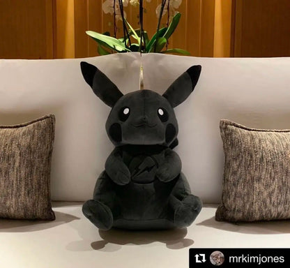 30cm Dark Pikachu Plush — Pokémon X Fragment Anime Kawaii Pop Doll, Pillow & Birthday Gift