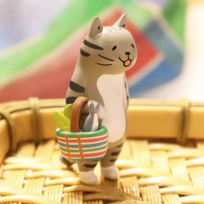 Ms Cat Blind Box Figure - Cute Kitten Mini Doll Collectible Decoration & Gift
