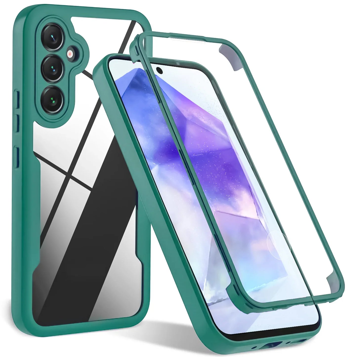 Samsung 360 Full-Cover Protective Case - Shockproof Screen Protection Phone Cover