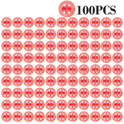 100-Pack LED Tableware Mats & Luminous Cup Stickers — Colorful Flashing Bottle Coasters for Bar, Stall, and Party Lighting