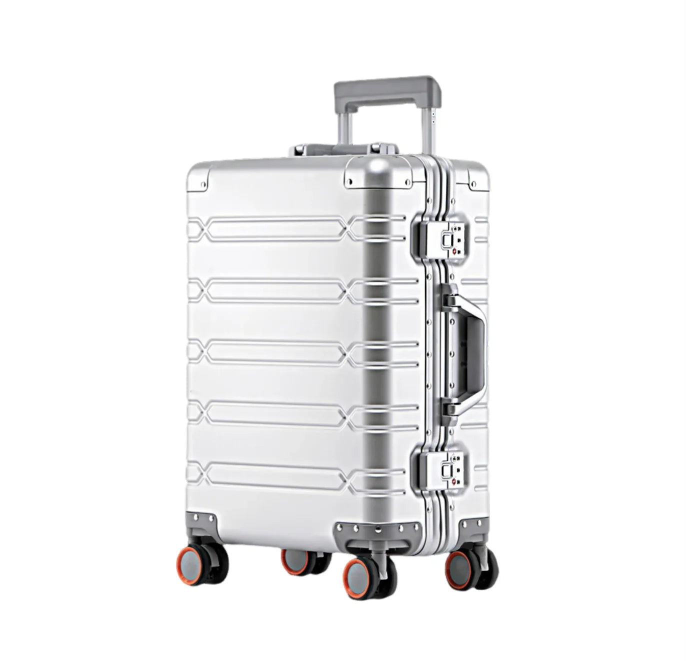 2024 Large Capacity Luggage Sets - Durable Aluminum Suitcase for Women - Carry-On Boarding Travel Options 20/24/29 Inch