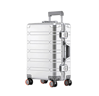 2024 Large Capacity Luggage Sets - Durable Aluminum Suitcase for Women - Carry-On Boarding Travel Options 20/24/29 Inch