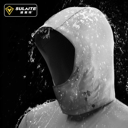 SULAITE Motorcycle Rain Suit - Waterproof Outdoor Rainwear Jacket Pants Shoes Cover for Cycling Fishing Climbing Riding