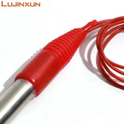 LUJINXUN 12V/24V Fish Tank Water Heater - Fully Waterproof 304 Stainless Steel Heating Tube 50-200W for Aquarium Use