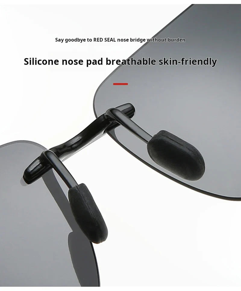 Ultralight TR90 Frameless Sunglasses — Unisex Driving & Outdoor Sports Shades