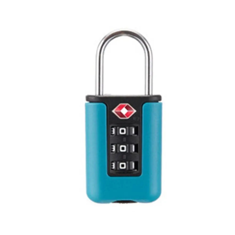 3-Digit Resettable Combination Mini Padlock – Luggage, Backpack, Zipper & Cabinet Security Lock for Travel & Dorm Use
