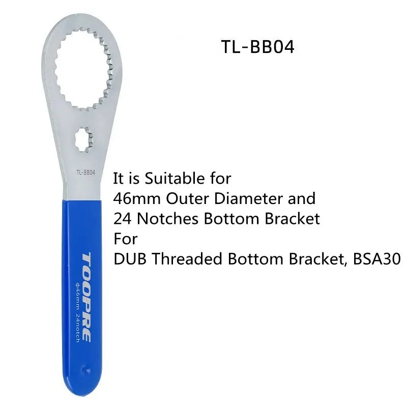 Bicycle Bottom Bracket Tool — MTB BB Removal Wrench for Shimano/DUB/BSA30