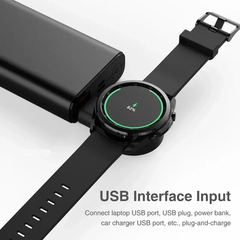 Magnetic Wireless Watch Charger USB-C — Fast Charging for Apple Watch 9/8/7/6/5/4/SE & Samsung Galaxy Watch 7/6/5/4 Active 1/2