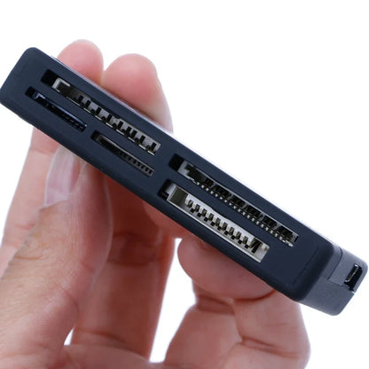 21 in 1 Memory Card Reader - USB External Mini SDHC, M2, RS, MMC, XD, CF, TF, MS with USB Cable, Available in 1/2/5/10PCS