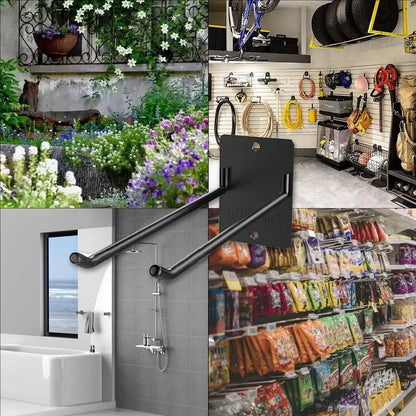 Efficient Garden Tool Hanger: Garage Wall Organizer for Garden Tools - Space-Saving Storage Hook for Brooms, Hoses, and More - Keep Your Garage Tidy and Organized