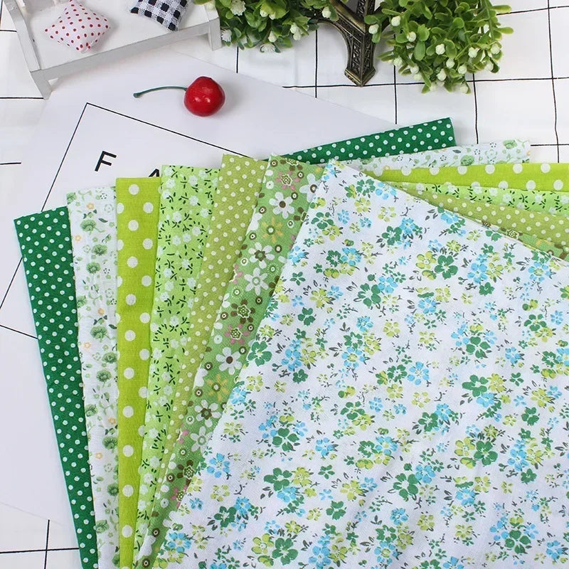 Printed Cotton Fabric Squares 25×25cm — Sewing, Quilting, Patchwork & DIY Handmade Craft Material
