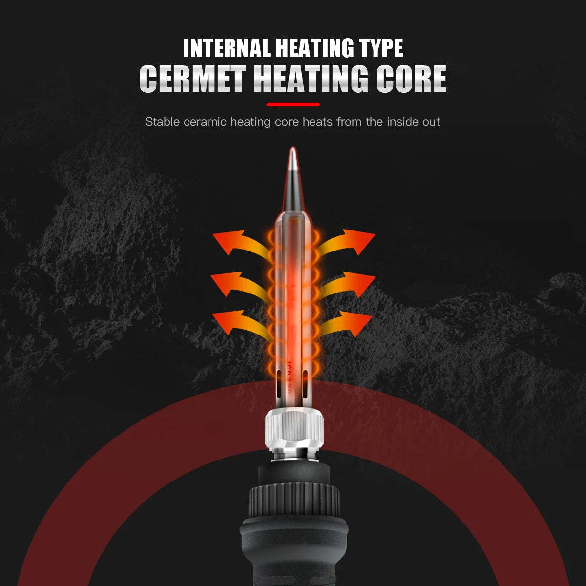 JCD 60W/80W Electric Soldering Iron – Adjustable Temperature with Digital Display for Welding & Repair