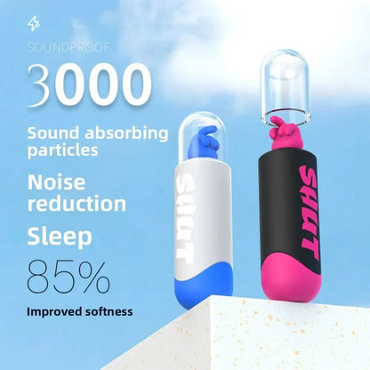 Professional Noise-Canceling Earplugs - Reusable Ultra-Quiet Sound Blocking Earplugs for Sleep, Study & Dorms