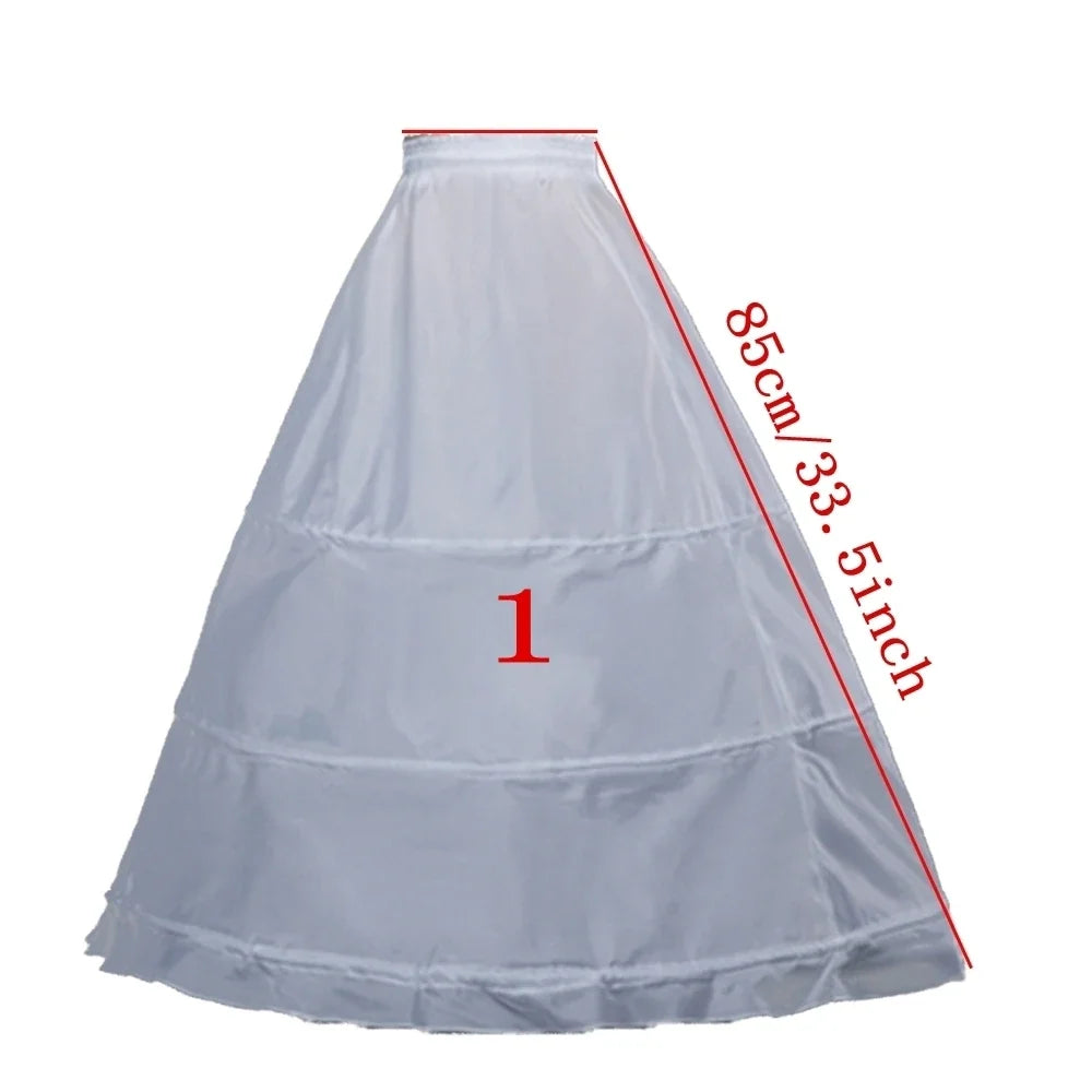 Flower Girls Petticoat Underskirt - Lolita Tutu Skirt for Cosplay, Ballet & Party Dresses