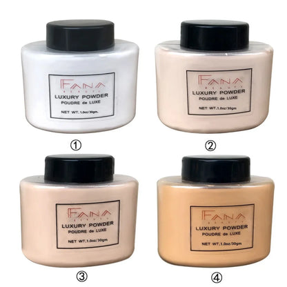 4 Colors Luxury Banana Setting Powder – Long-Lasting, Waterproof & Oil-Control Face Powder