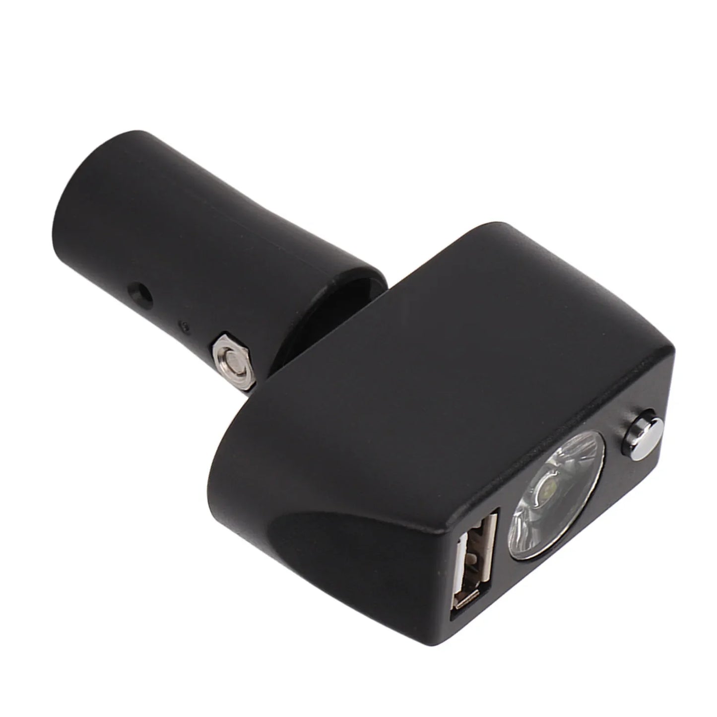 Electric Wheelchair LED Light — Adjustable Angle High-Brightness 3-Pin XLR Headlight with Controller for Night Use