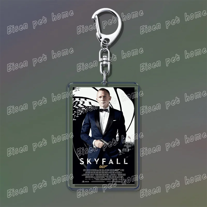 Classic Movie Keychains – Jaws, Fight Club, Avatar Pendant Key Rings for Bags & Fan Gifts