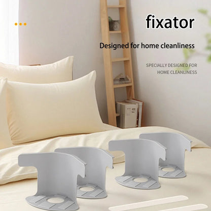 4pcs Bed Sheet Fasteners — Heavy Duty Multifunctional Sheet Ties & Corner Tightener Clips for Home Use