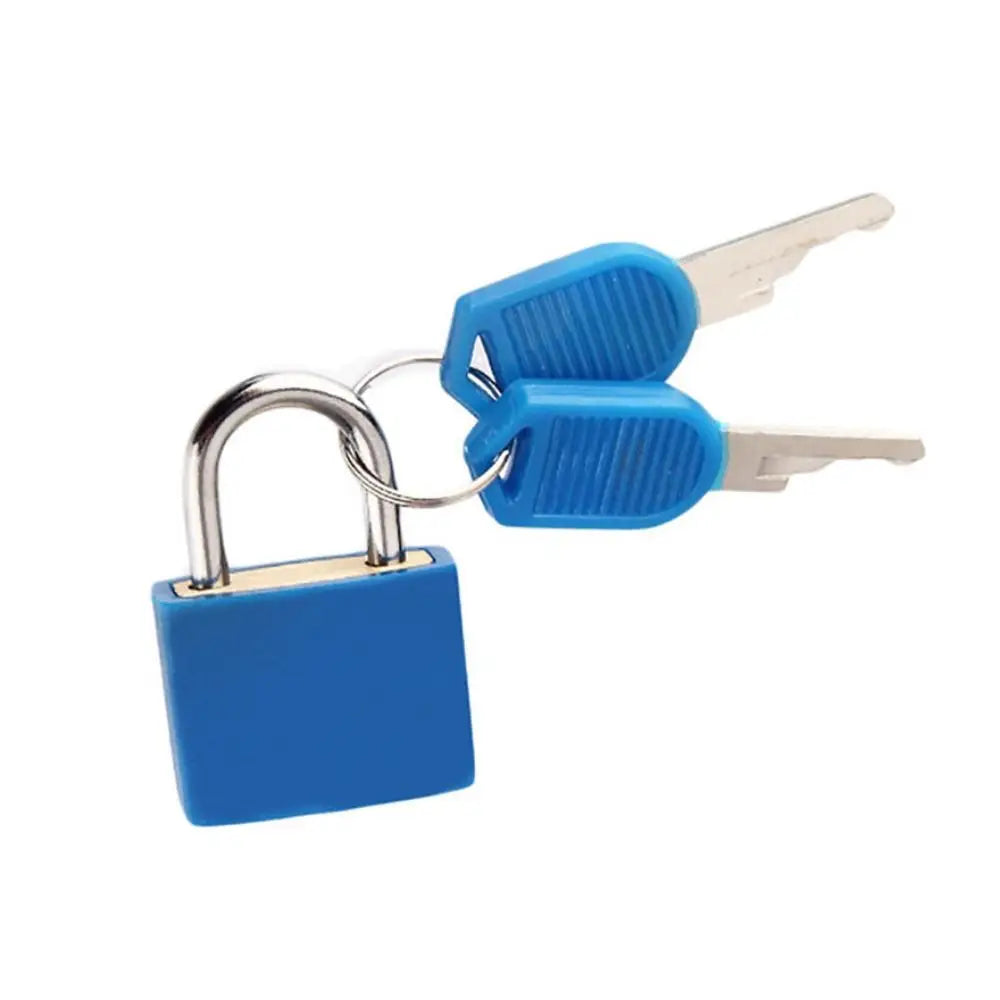 23mm Mini Coloured Padlock | Small Suitcase, Cabinet, Bookbag, Luggage & Home Ornament Lock for Travel Supplies