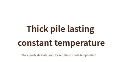 Fashion Women’s Fluffy Slippers – Warm Anti-Slip EVA Indoor Shoes with Thick Sole for Autumn & Winter