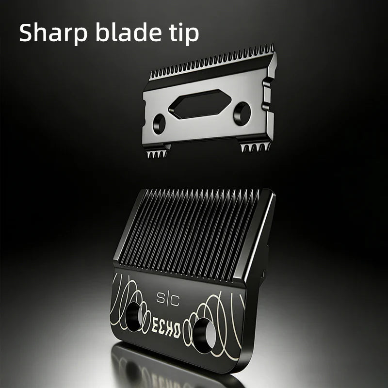 SC ECHO PHANTOM Professional Electric Hair Clipper – Crunch Blade Fade Trimmer for Men Barbershop Use (VGR 8148 Compatible)