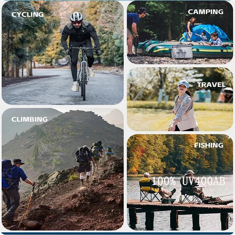 GIANT Cycling Glasses – UV400, Anti-Fog REVO Lenses, HD Clarity, Cateye Design