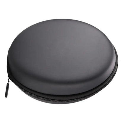 Shockproof Black Headphone Carrying Case – Portable Travel Pouch for Earphones & Headsets