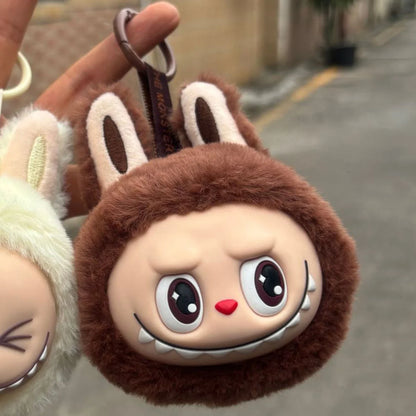Labubu 2nd Gen Multi-Color Cute Doll Head Plush Toy — Backpack Pendant Keychain Anime Gift Box