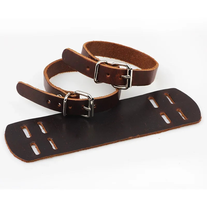 Punk Rock Hip Hop PU Leather Bracelet – Unisex Skull, Pentagram & Rivet Chain Bracelet, Trendy Party Jewelry Accessory