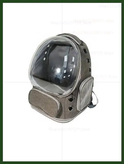 2025 Transparent Pet Carrier Backpack – Breathable Outdoor Travel Bag for Cats & Small Dogs
