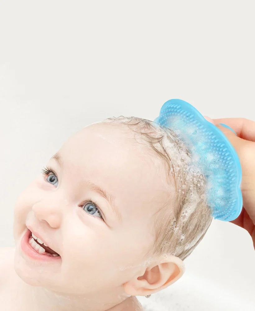 2pcs Baby Care Accessories - Fetal Head Fat Comb and Soft Infant Bathing Comb - Newborn Hair Cleaning and Head Massager Supplie