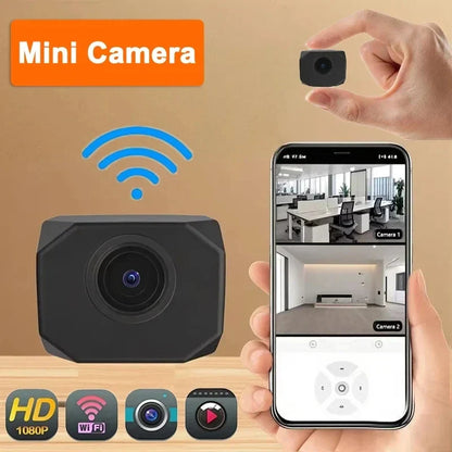 1080P HD Mini WiFi Camera - Portable Remote Home Security Surveillance Camcorder