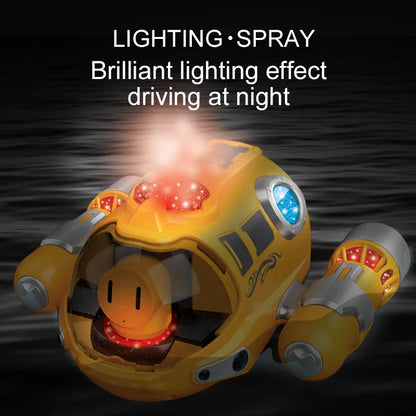 2.4GHz Waterproof RC Motorboat – Remote Control Steamboat for Swimming Pools & Bath Time, Ideal Gift for Kids