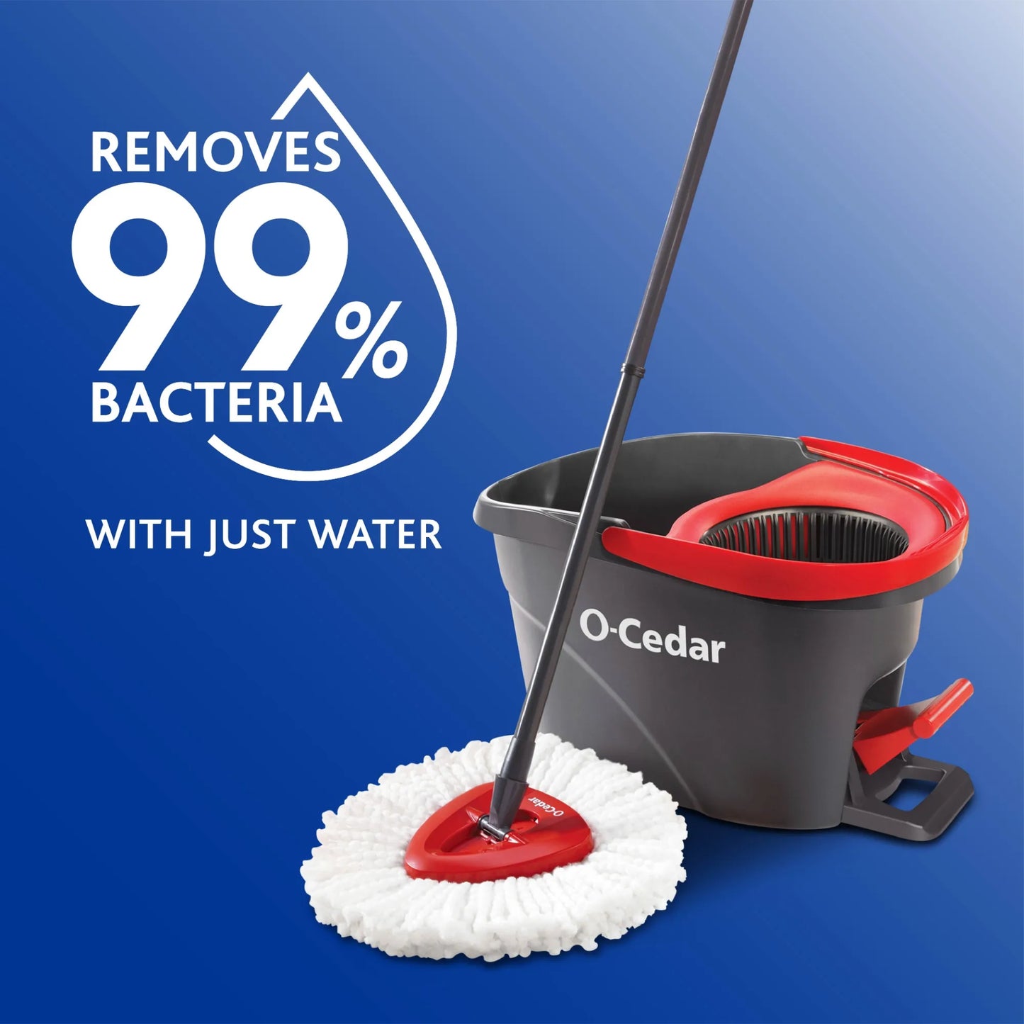 Foot-Activated Hands-Free Pedal Spin Mop Bucket System