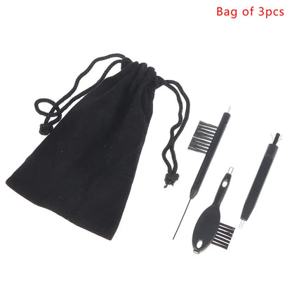1-9PCS Hearing Aid Cleaning Tool Set – Brushes, Vent Cleaners, Magnets & Wax Loops for Ear Device Maintenance