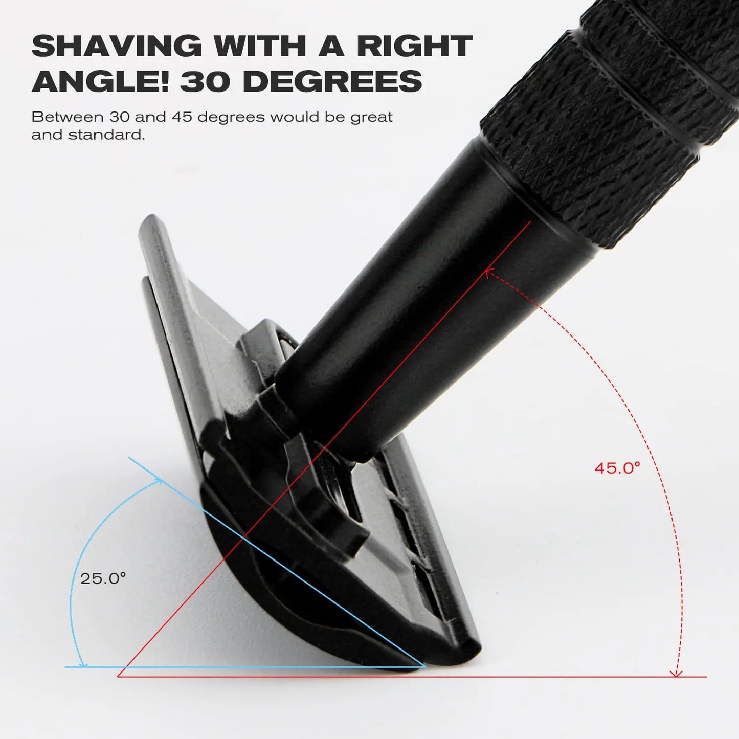 Double Edge Safety Razor for Men – Reusable Single Blade Razor with 10 Safety Razor Blades, Travel Essential Shaver