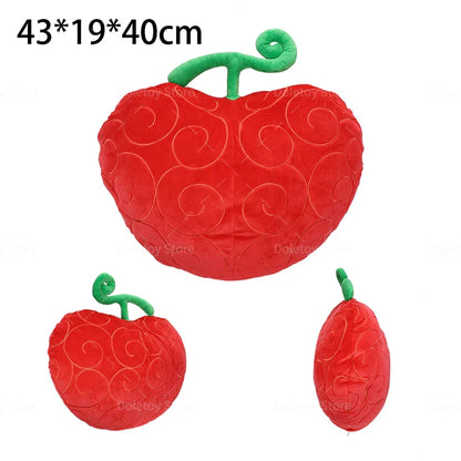 One Piece Plush Pillow Doll – Large Devil Fruit Anime Luffy, Chopper & Op-Op Stuffed Toy for Birthday Gift