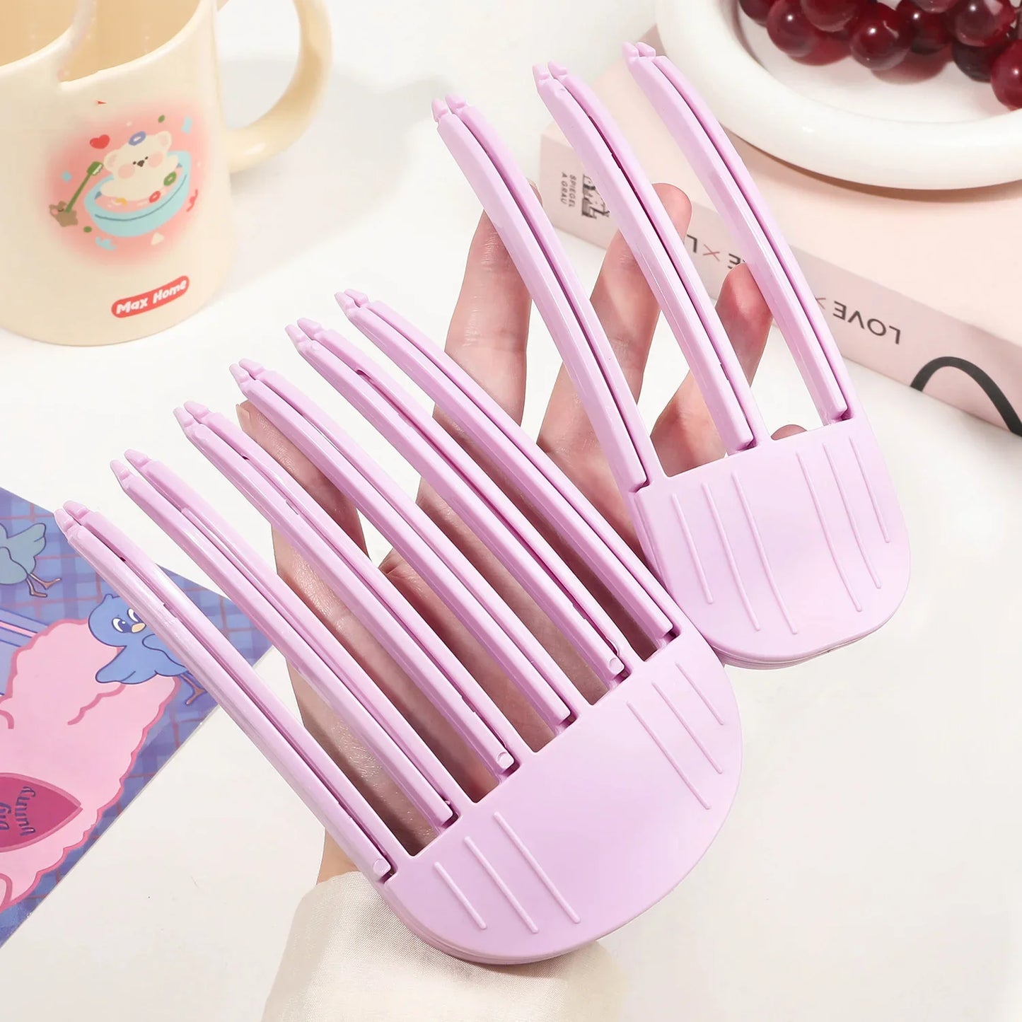 Fluffy Hairpin Curling Clips for Bangs | Volumizing Hair Roots & Fashionable Hair Rollers for Women