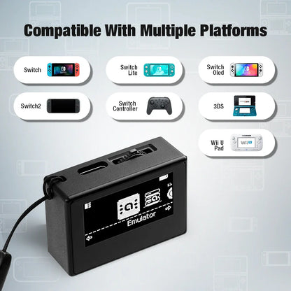 Pixl.js NFC Bluetooth Game Emulator – Compatible with Switch, Switch 2, Wii U & 3DS