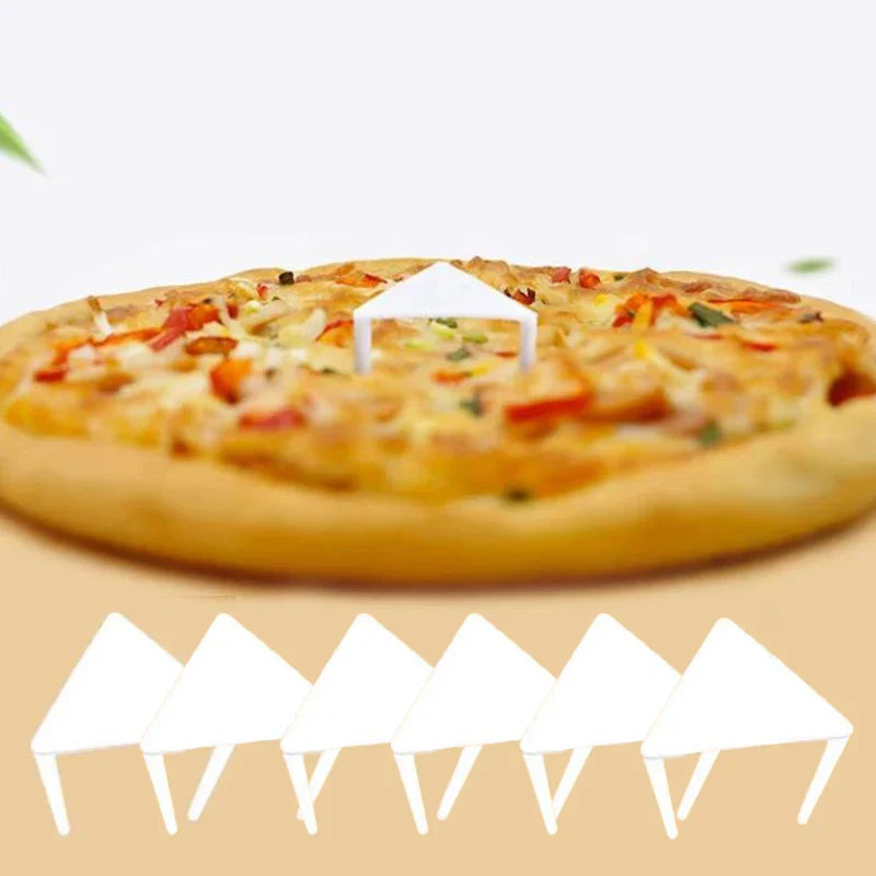 100Pcs Pizza Saver Stands - Plastic Tripod Holder for Pizza Packing and Storage, Stackable Fixing Rack