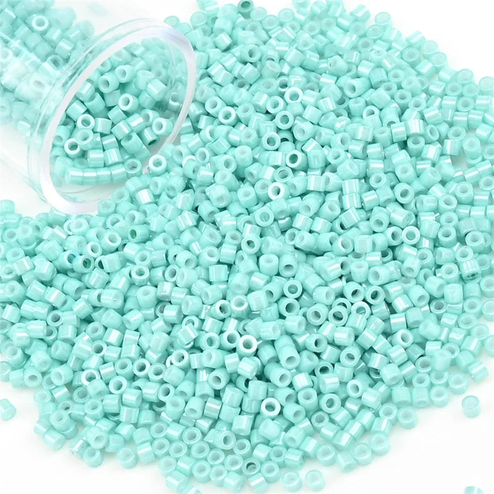 11/0 Mini Glass Beads – 2000PCS Small Cylindrical Beads for DIY Jewelry Making, Necklaces & Bracelets, 10g/Pack