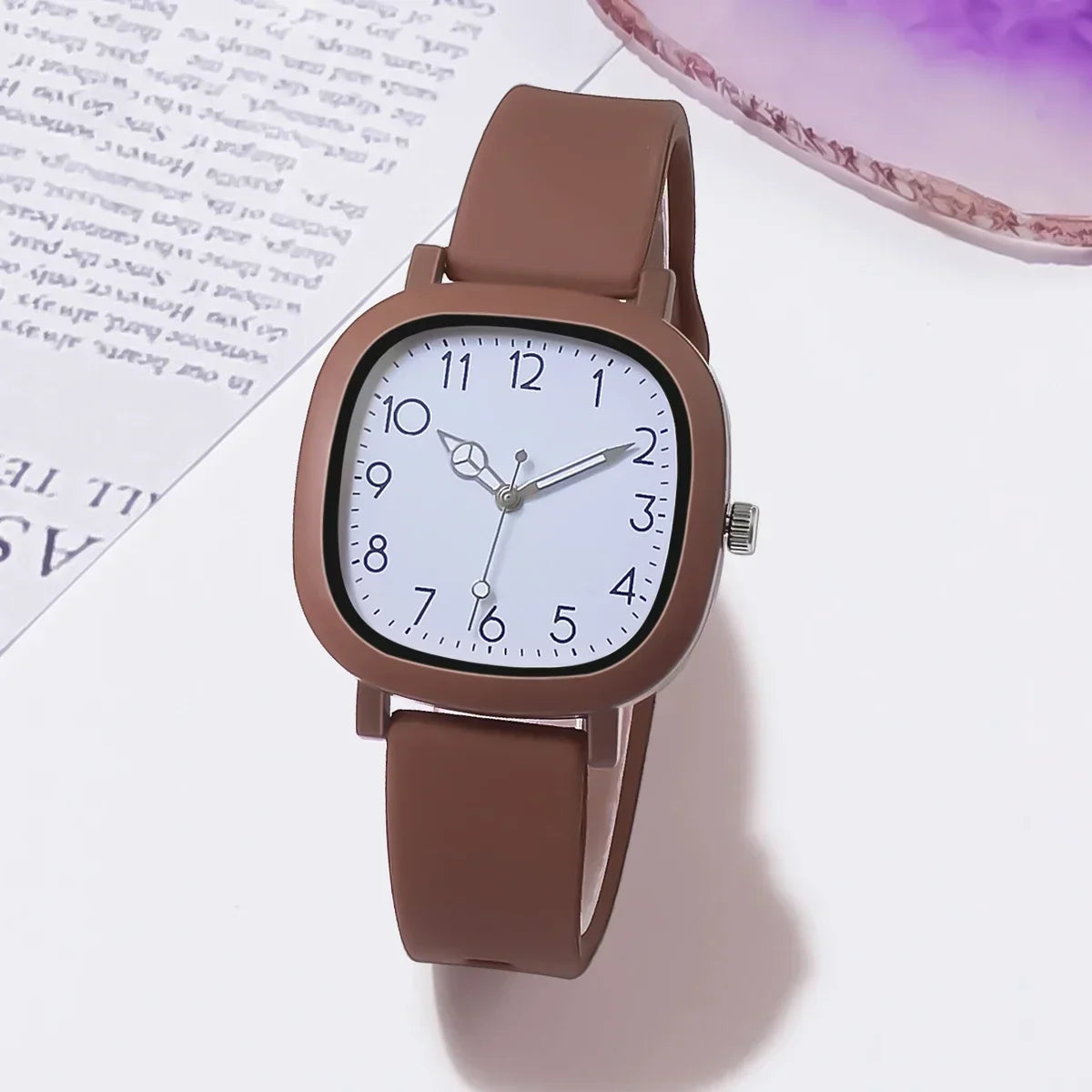 Fashion Women’s Silicone Quartz Watch – Ladies Wristwatch Gift for Christmas & Valentine’s Day