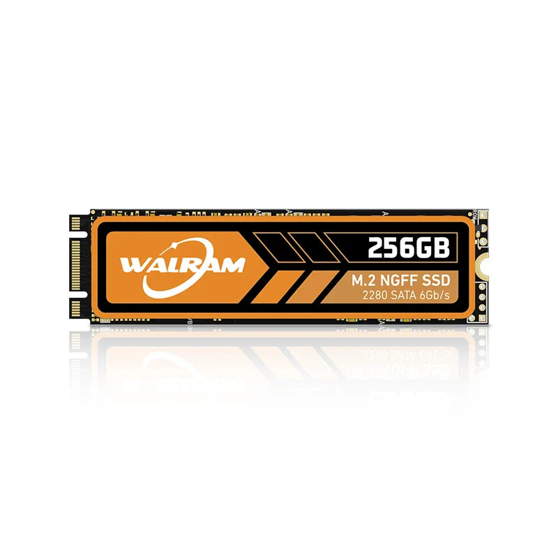 WALRAM M.2 NGFF SATA SSD — 128GB-1TB 2280 Internal Solid State Drive for PC, Desktop & Laptop