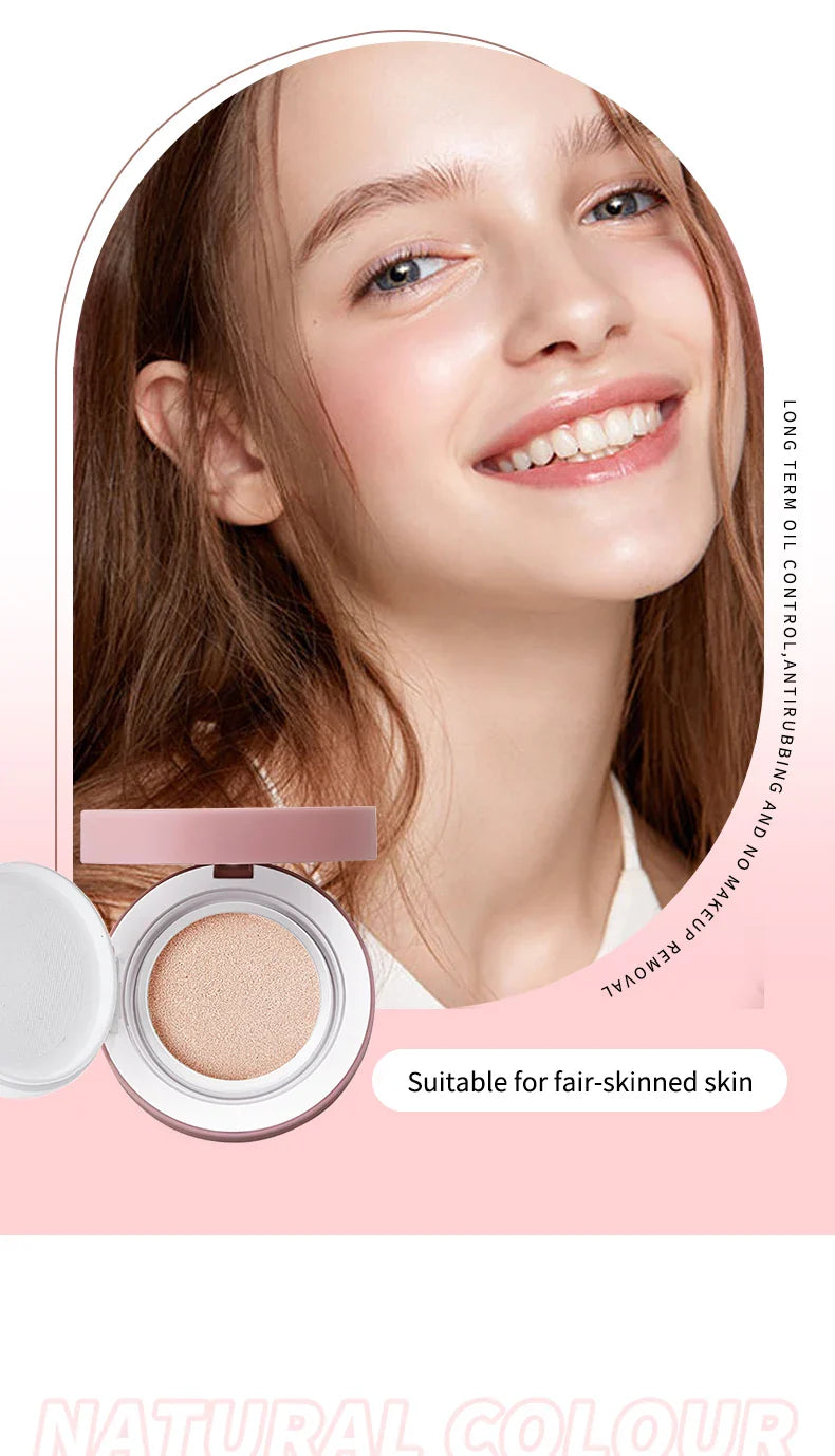 OCHEAL CC Cream Cushion Foundation – Long-Lasting Moisturizing Concealer & BB Cream for Face Makeup