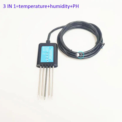 7-in-1 RS485 Modbus Soil Sensor – NPK, pH, EC, Temperature, Humidity & Moisture Tester for Agriculture